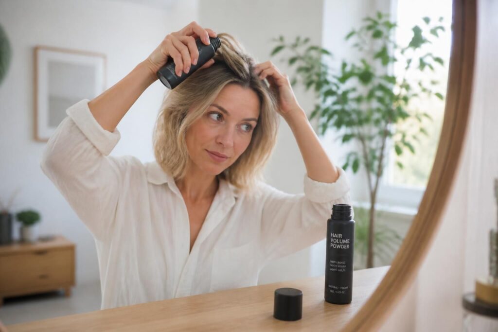 découvrez comment la poudre coiffante peut donner du volume naturel et léger aux cheveux fins, tout en offrant une texture idéale pour une coiffure durable et pleine de vie.