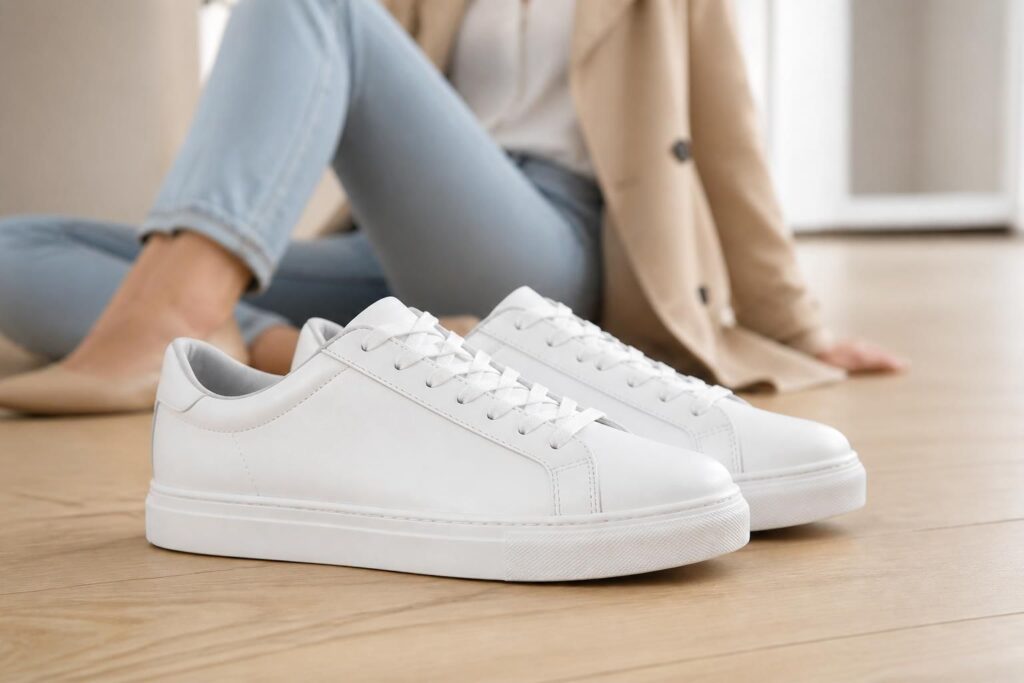 découvrez comment la basket blanche est l'accessoire incontournable pour allier élégance et décontraction dans votre style quotidien.