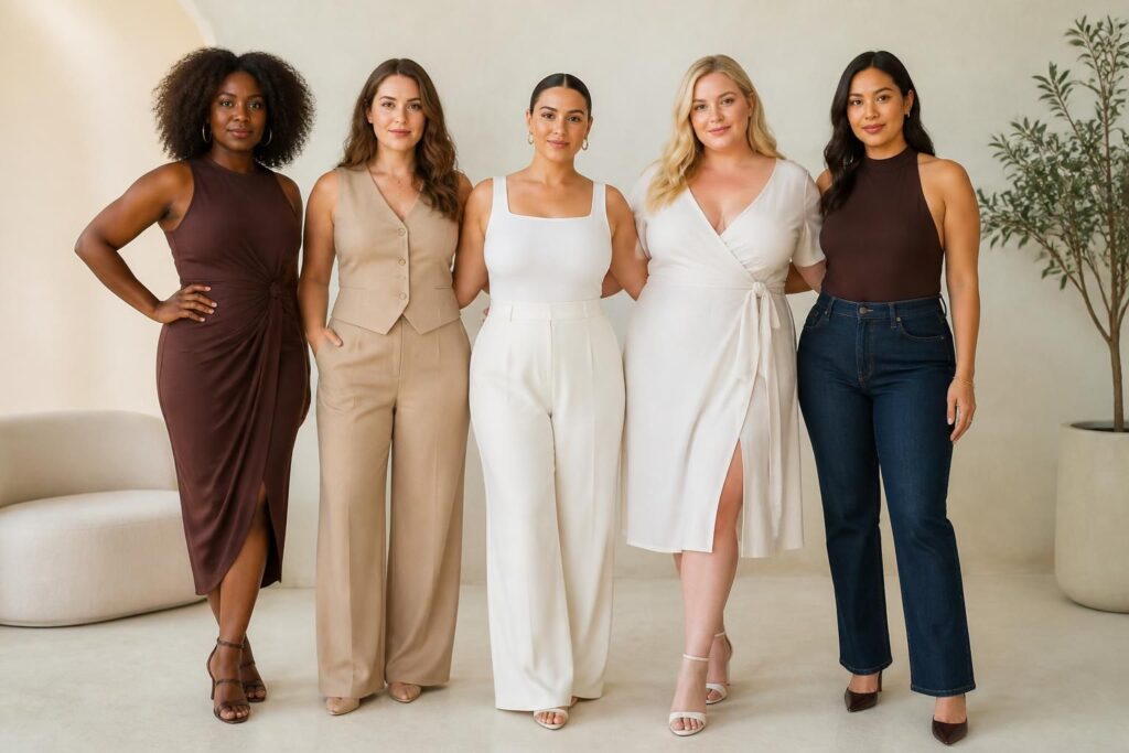 découvrez notre guide complet pour trouver votre morphologie féminine et sublimer toutes les silhouettes grâce à des conseils mode adaptés et faciles à suivre.