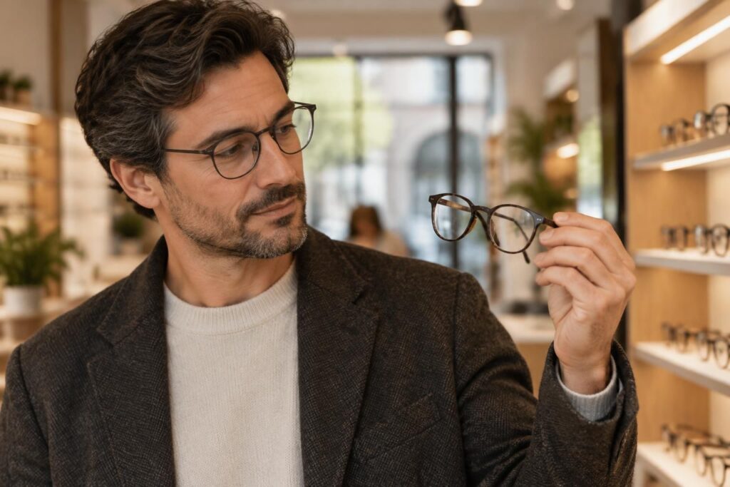 découvrez comment choisir des lunettes pour homme qui allient style et confort : formes de montures, matériaux et conseils adaptés à votre visage.