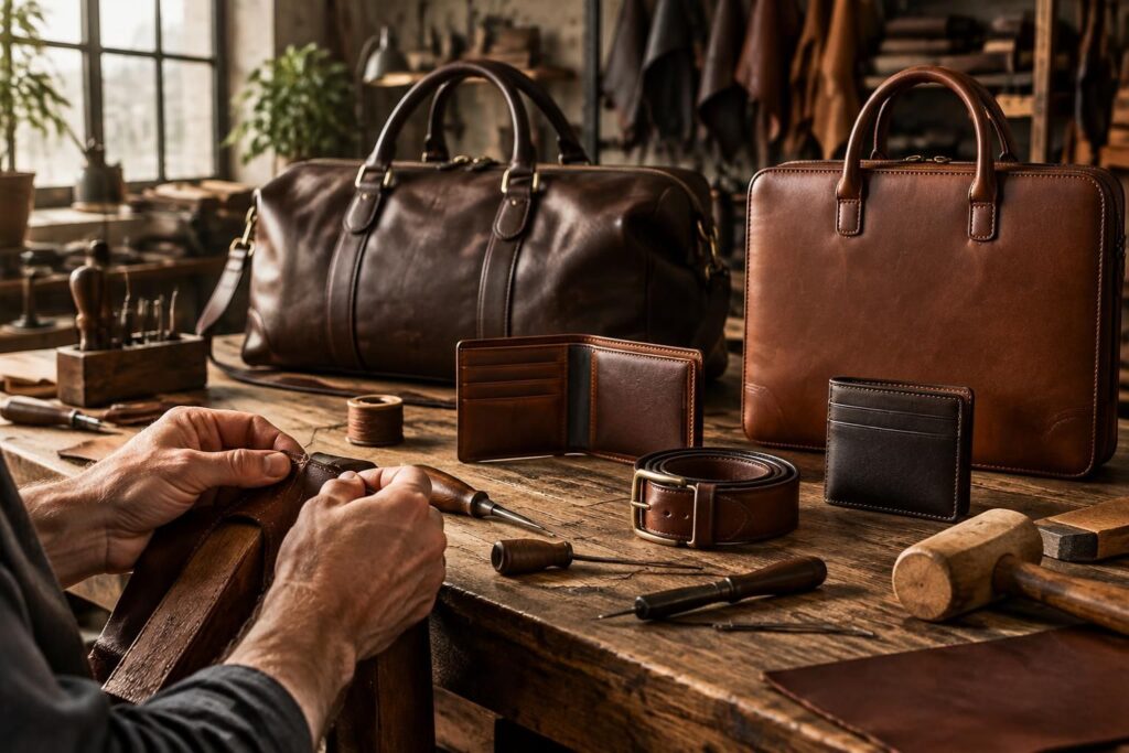 découvrez la maroquinerie française pour homme : savoir-faire artisanaux, matières de qualité et pièces incontournables à connaître.